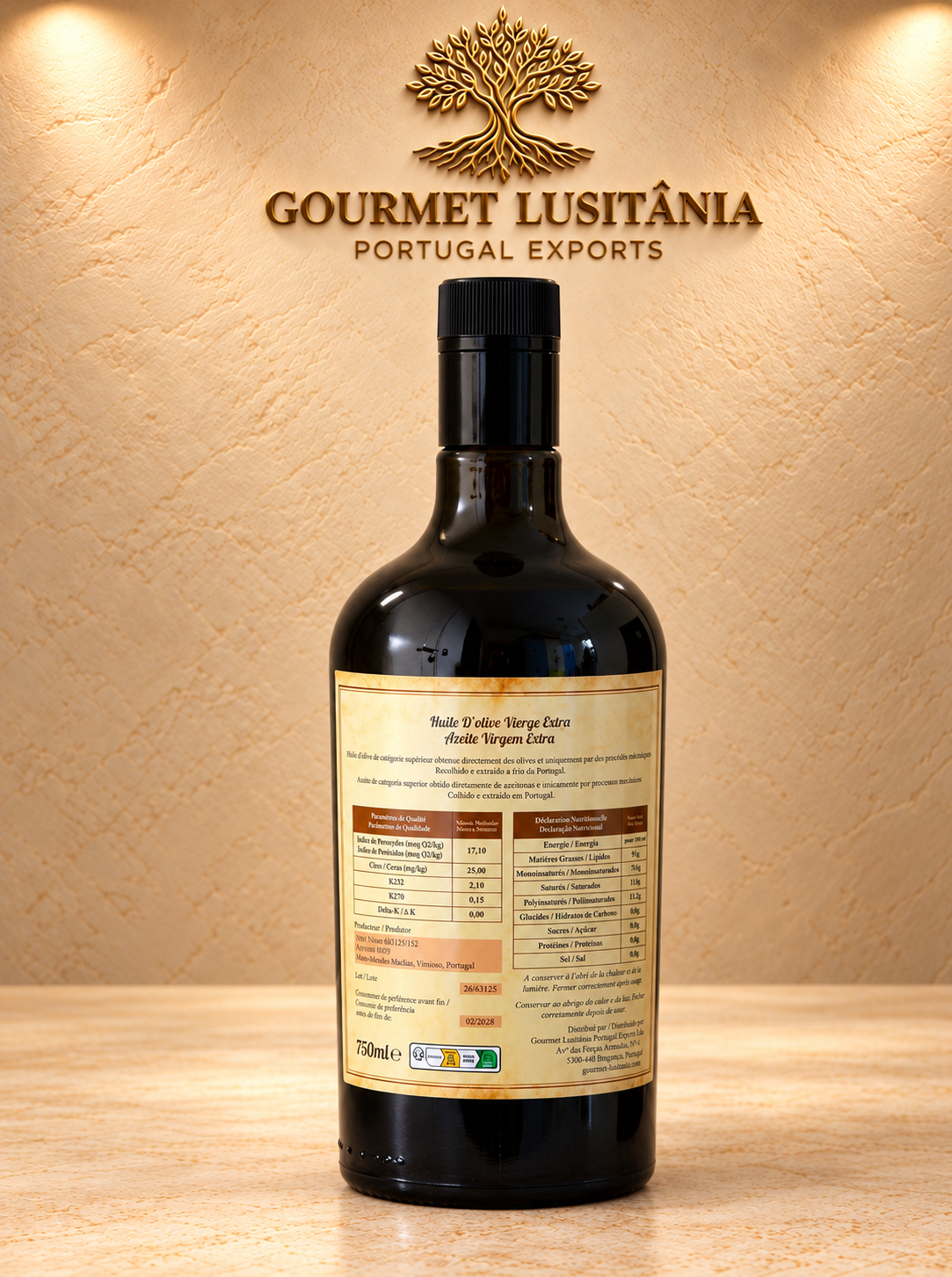 NATIVES OLIVENÖL EXTRA – 750 ml HEREDITAS LUSITANIAE