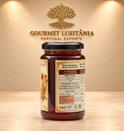 MEL CRU NÃO PASTEURIZADO - 500g  HEREDITAS LUSITANIAE